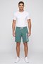 Men Sportswear Fit Drawstring Outdoor Shorts, Green - 2