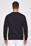 Men Sportswear Fit Brand Logo Outdoor Sweatshirt, Black - 4