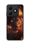 Spark 20 Compatible Printed, Matte Black, Soft Silicone, Protective, Shock Absorbing Cover, Case
