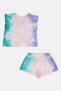Toddlers Girl 2Pcs Ruffle Sleeve Top And Shorts Set, Multicolor - 3
