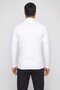 Men Slim Fit Long Sleeve Training T-Shirt, White - 4