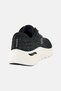 Men Arch Fit Road Wave Lace Up Walking Shoes, Black - 3
