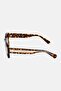 Men L6090S Square Sunglasses, Havana - 4