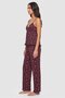 Women 3 Pcs Floral Print Top And Shorts With Pants Sleepwear Set, Multicolor - 3