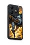 Spark 20 Compatible Printed, Matte Black, Soft Silicone, Protective, Shock Absorbing Cover, Case - 6