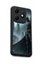 Spark 20 Compatible Printed, Matte Black, Soft Silicone, Protective, Shock Absorbing Cover, Case - 6