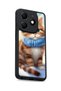 Spark 20 Compatible Printed, Matte Black, Soft Silicone, Protective, Shock Absorbing Cover, Case - 6