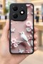 Spark 20 Compatible Printed, Matte Black, Soft Silicone, Protective, Shock Absorbing Cover, Case - 8
