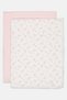Toddlers Girl 2 Pieces Floral Print Swaddle Blankets, Multicolor
