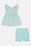 Toddlers Girl 2 Pcs Floral Top And Short Set, Multicolor - 2