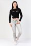 Women Crew Neck Ribbed Sweater, Black - 2