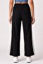 Women Regular Fit Textured Straight Leg Pants, Black - 4