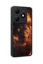 Spark 20 Compatible Printed, Matte Black, Soft Silicone, Protective, Shock Absorbing Cover, Case - 2