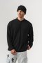 Triple Collar Buttoned Basic Men's Sweatshirt