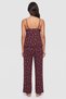 Women 3 Pcs Floral Print Top And Shorts With Pants Sleepwear Set, Multicolor - 4