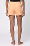 Women Plain Sleepwear Shorts, Orange - 4