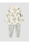 Esvab • Modern & Distinctive Printed Hooded Baby Boy Booties Set