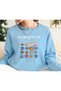 Gilmore Girls Lukes Stars Hollow Printed Cotton 3 Yarn Threaded Crew Neck Oversize Sweatshirt