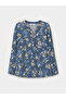 Timeless Clothing & Timeless Choices Kaçık Roba Collared Floral Blouse