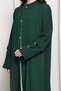Minimalist Designer Abaya with Pearl Accents - 4