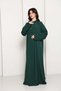 Minimalist Designer Abaya with Pearl Accents - 2