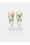 Quality Parts from Çelebi Store 2-Piece Printed Glass Water Cup 180 ml - 3