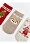 Embroidered Baby Girl Socks with Non-Slip Soles, 3-Piece Set from Freezen Store - 2