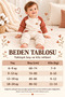 Baby Boy Hooded Buttoned Sweatshirt and Pants 2-Piece Set – Cream Tile Bottom-Top Set Winter - 6