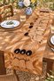 Coffee Tones Abstract Girls Patterned Runner/Tablecloth/Placemat - 3