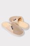 Men's Winter Woolen Insole, Soundproof Sole, Wick Pattern, Comfortable House Slippers, Beige - 3