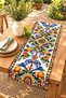 Ethnic Lemon Illustrations Patterned Runner/Tablecloth/Placemat - 2