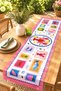 Colorful Crabs Patterned Runner / Tablecloth / Placemat
