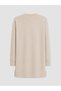Peak New Season Beige Soft Touch Oversize Women's Sweatshirt Tunic - 6