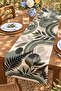 Green Bohemian Amazon Patterned Runner / Tablecloth / Placemat - 3