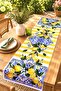 Striped Lemons Patterned Runner / Tablecloth / Placemat