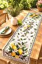 Minimalist Lemon Garden Patterned Runner / Tablecloth / Placemat