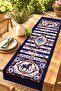 Artistic Horse and Flowers Patterned Runner/Tablecloth/Placemat