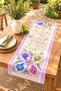 Colorful Floral Bouquets Patterned Runner / Tablecloth / Placemat - 2