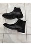 Black Inside-Out Genuine Leather Water and Cold Resistant Men's Boots