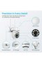 Wireless Backup Camera, No Battery, Outdoor WiFi Security PTZ Automatic Tracking, Audio CCTV, Surveillance 360 Camera, Full Color Night Vision, AI Human Detection, 360-Degree Panoramic View - 2