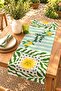 Green Mon Amor Patterned Runner / Tablecloth / Placemat - 2
