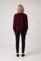Selanik Knitted Degaje Collar Comfortable Fit Buttoned Style Women's Knitwear Thick Cardigan - 3