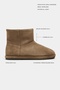 Nemesis Rome Beige Suede Genuine Leather Flat Sole Plush Lined Women's Ankle Boots - 3