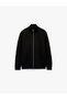 Scuba Fabric Long Sleeve Zippered Jacket with Pockets