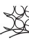 Wine Rack for 12 Bottles, Black - 3