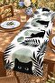 Cat Patterned Runner with Flower Pot / Tablecloth / Placemat - 3