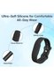 حزام بديل متوافق مع Fitbit Air، حزام سيليكون قابل للتعديل مع إغلاق بمشبك، سهل التركيب. - 3