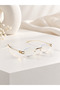 Nice Gold Square Metal Transparent Women Men Unisex Blue Block Blue Light Protection Screen Glasses Eyewear - 5