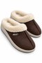 Luxury Stylish Women's Home Slippers with Fur Inside the Sole (They Are Narrow in Size, Order Number 1 for Large Size) - 4