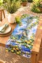 Lemons on the Balcony Patterned Runner / Tablecloth / Placemat - 2
